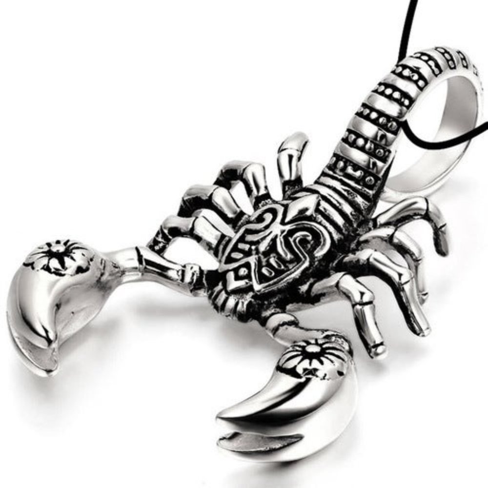 Silver Scorpion Necklace, Scorpion Necklace